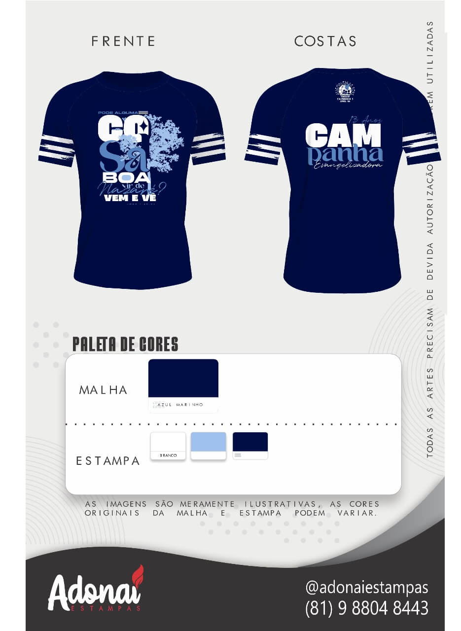 Camisa da linha Evangelhismo