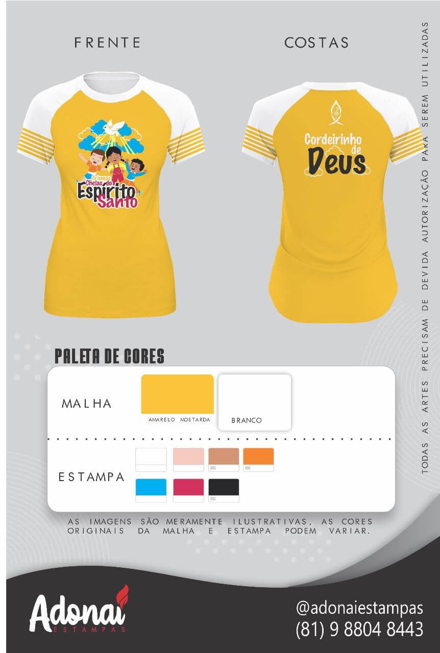 Camisa da linha Infantil