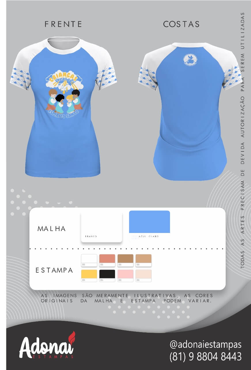 Camisa da linha Infantil