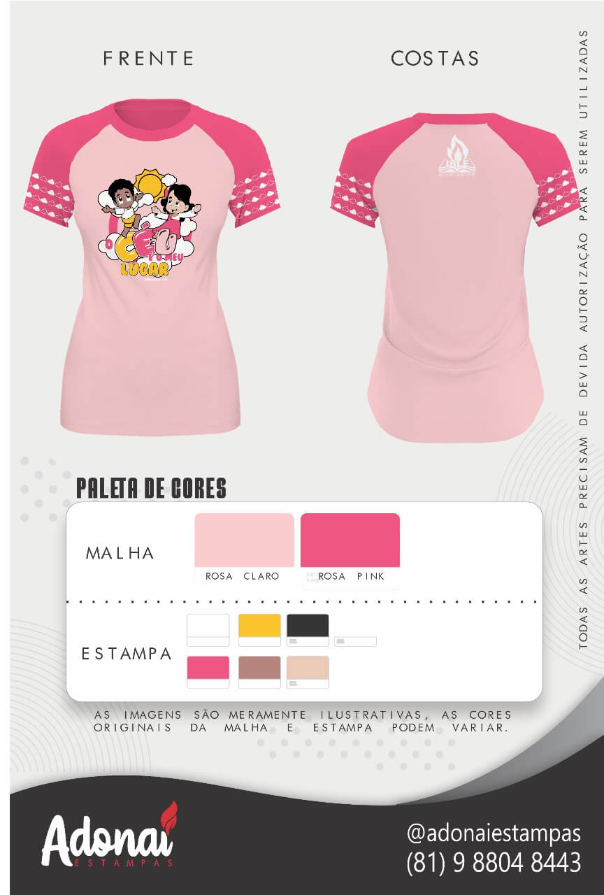 Camisa da linha Infantil