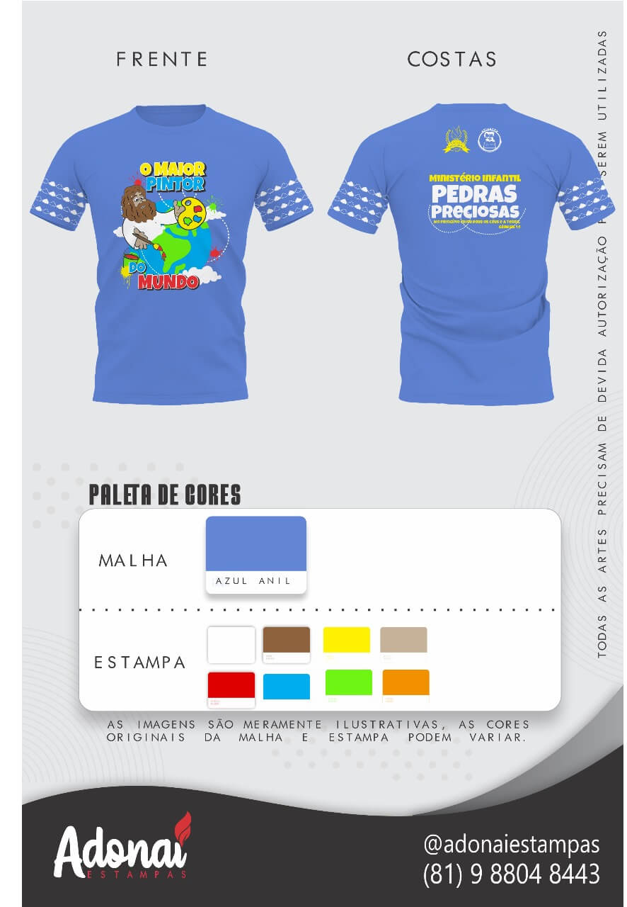 Camisa da linha Infantil