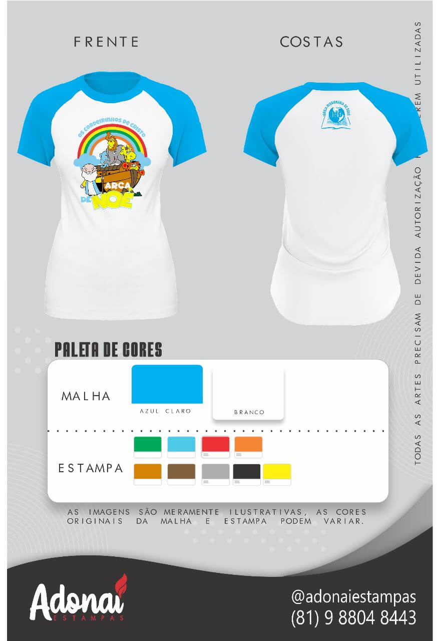 Camisa da linha Infantil