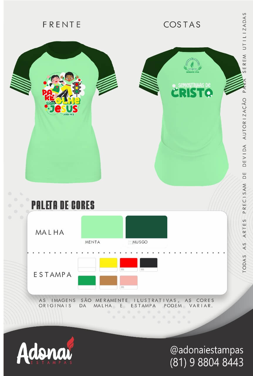 Camisa da linha Infantil