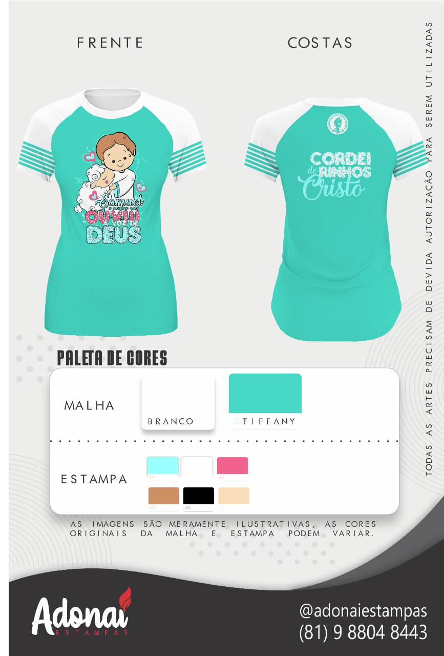 Camisa da linha Infantil