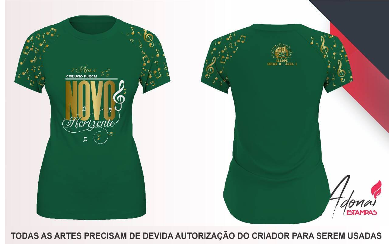 Camisa da linha Louvor